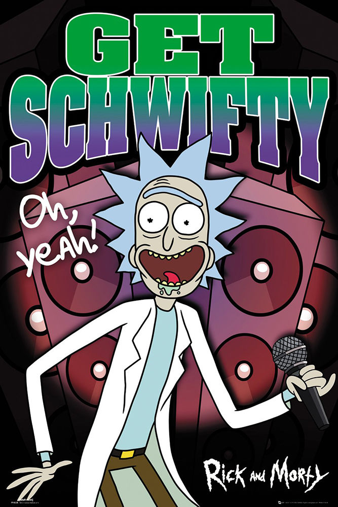 Rick And Morty Get Schwifty Athena Posters
