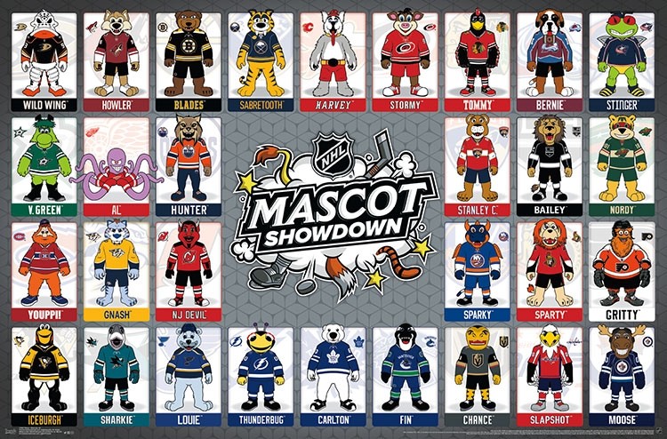 NHL Mascots - Athena Posters