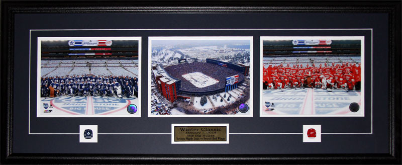 2014 Winter Classic Panoramic Poster - Maple Leafs vs. Red Wings