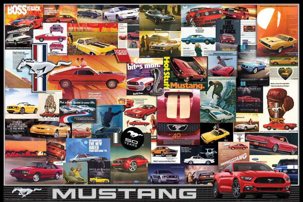 Ford Mustang Evolution - Athena Posters