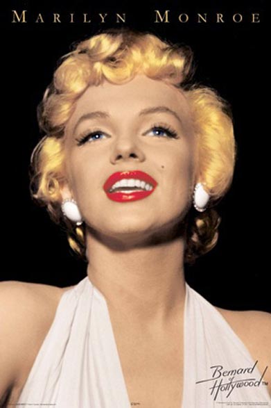 MARILYN MONROE Gold Loops - Athena Posters