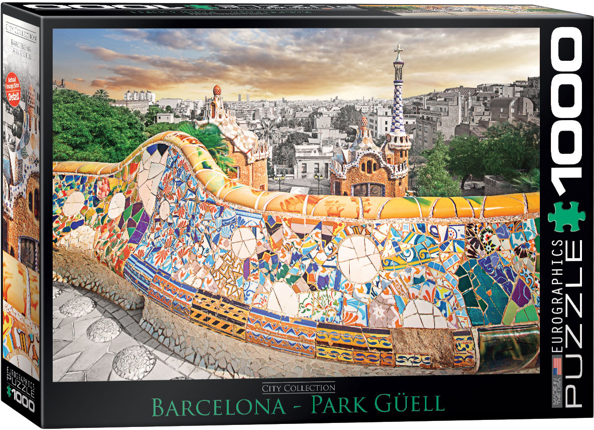 Barcelona Park Güell 1000 Piece Puzzle Athena Posters