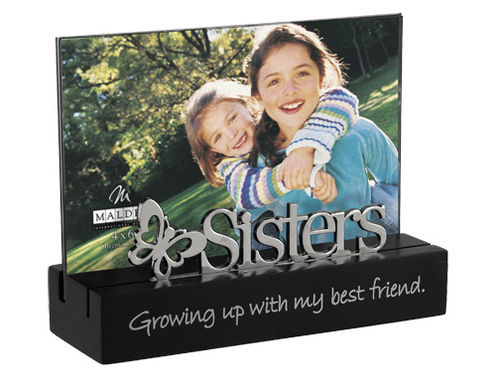 Sisters Growing Up With My Best Friend - 4x6 Photo Frame - Athena Posters