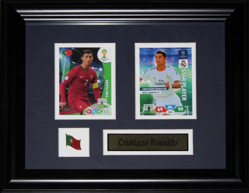 Cristiano Ronaldo Signed Plaque and Photo Frame: Real Madrid