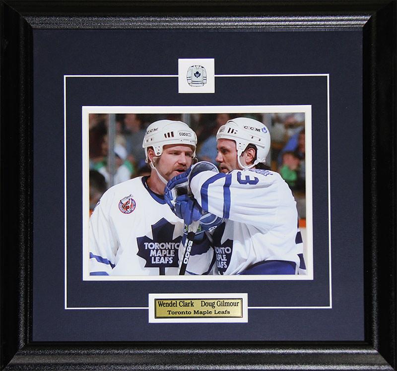 Wendel Clark Doug Gilmour Toronto Maple Leafs NHL lab printed Photo 8x12