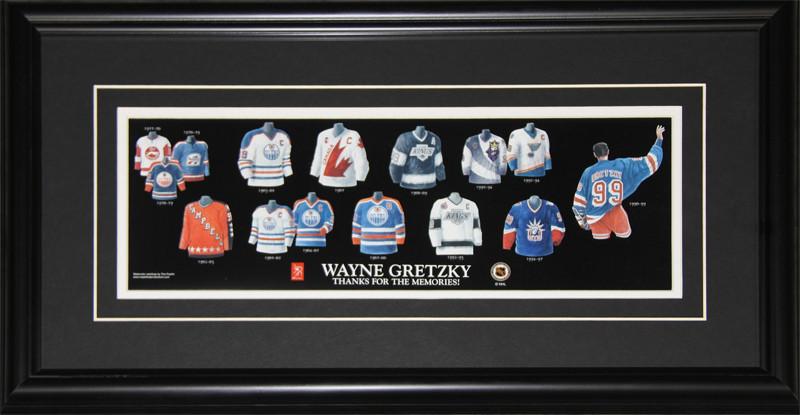 NHL Wayne Gretzky 1995-96 uniform and jersey original art – Heritage Sports  Art