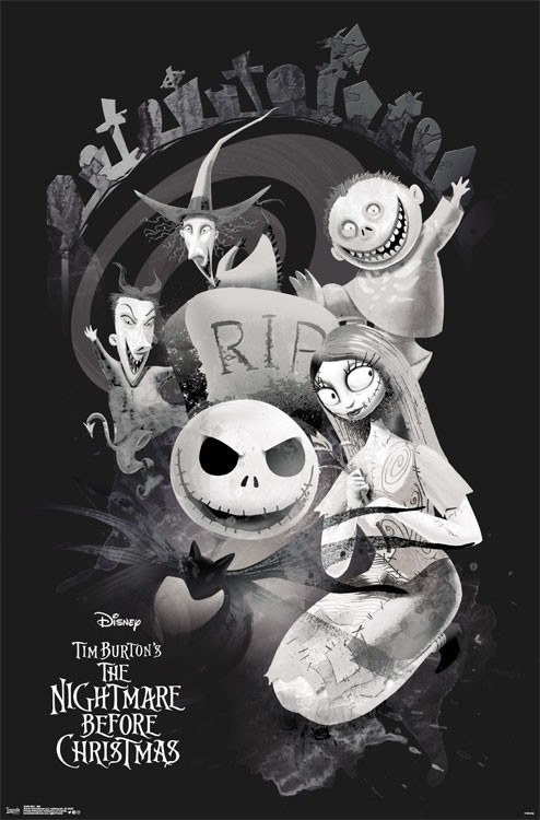 The Nightmare Before Christmas - RIP - Athena Posters