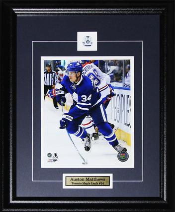 Auston Matthews Toronto Maple Leafs 8x10 frame - Athena Posters
