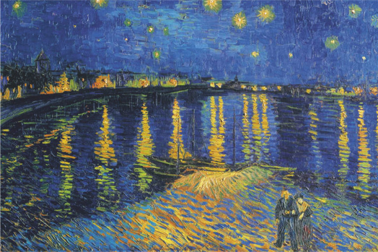 Starry Night Over the RhÃ´ne - Van Gogh - Athena Posters