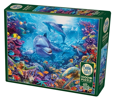 0080131-Dolphins At Play-1000 Piece Puzzle *IN STOCK - Athena Posters