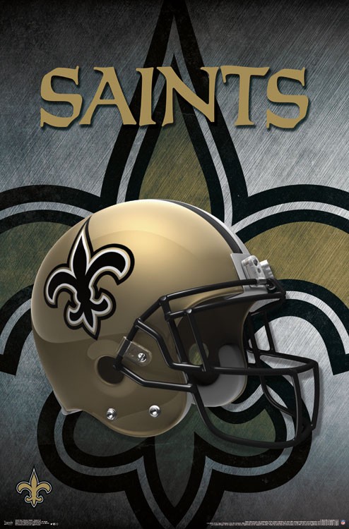 Download New Orleans Saints Helmet Simple Artwork Wallpaper