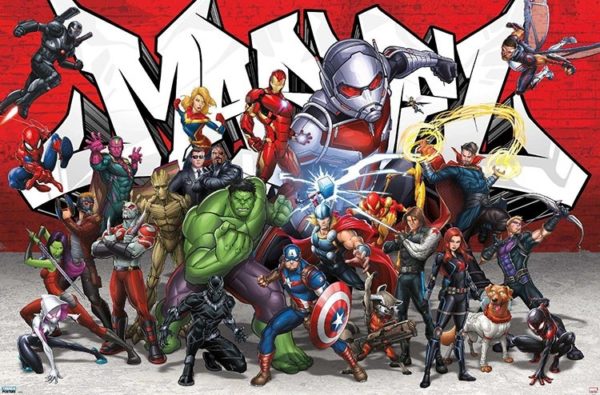 Marvel Comics - Animated Group - Athena Posters