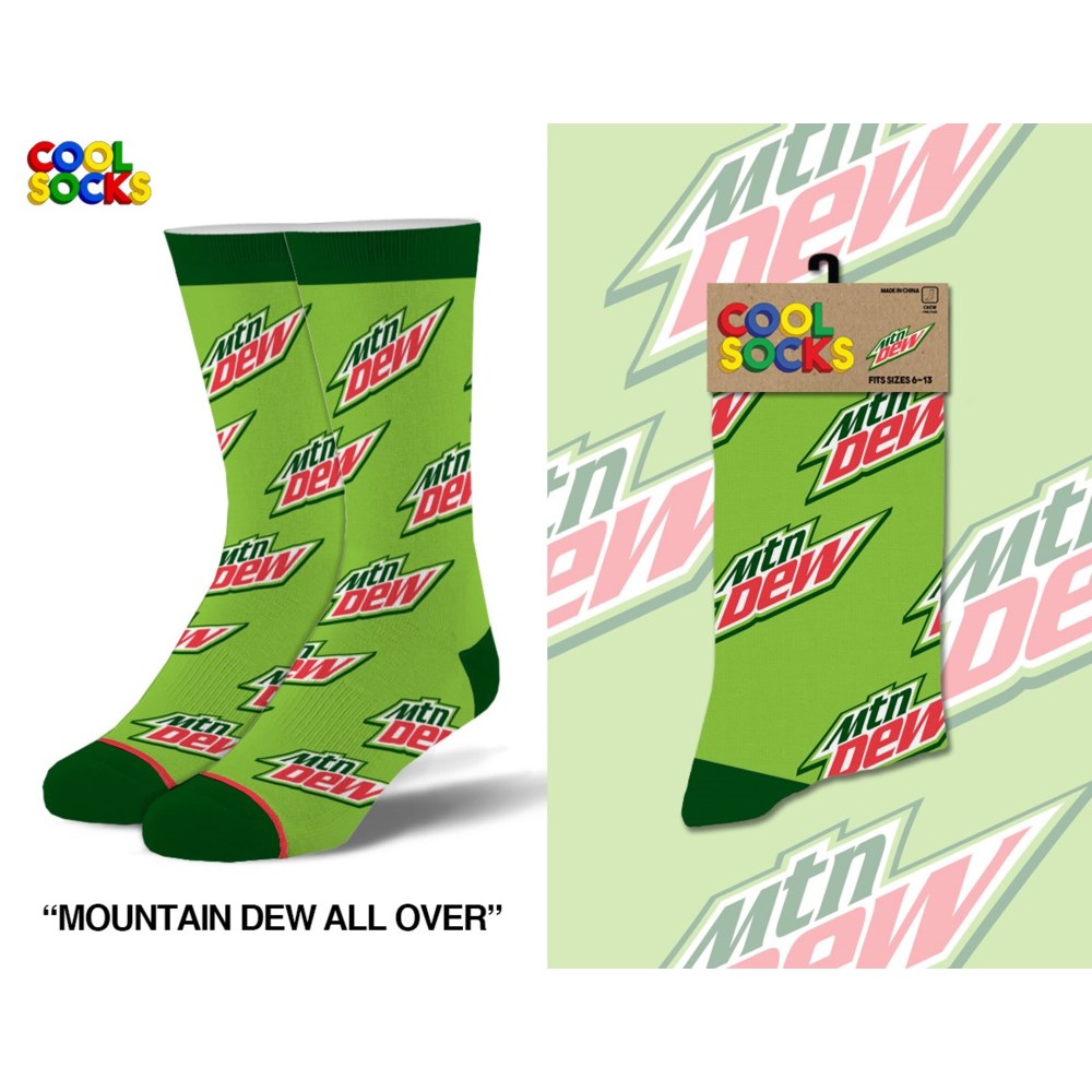 Mountain Dew - Mens Socks - Athena Posters
