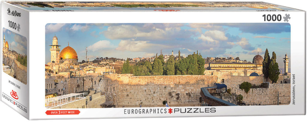 Jerusalem - 1000 Piece Panoramic Puzzle - Athena Posters