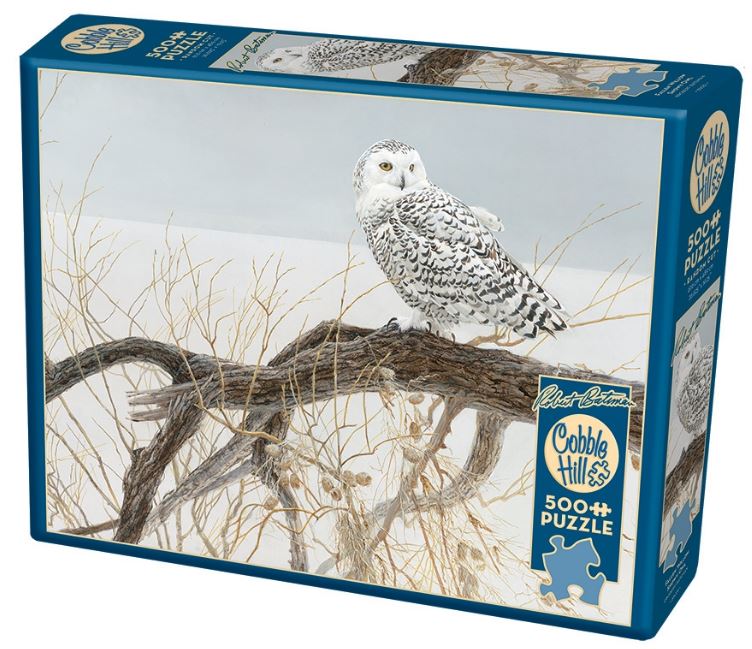 Galison Celestial Owl Puzzle 500 Pezzi – Gufo Celeste Al Chiaro Di Luna, Per Adulti E Bambini, Carta Riciclata