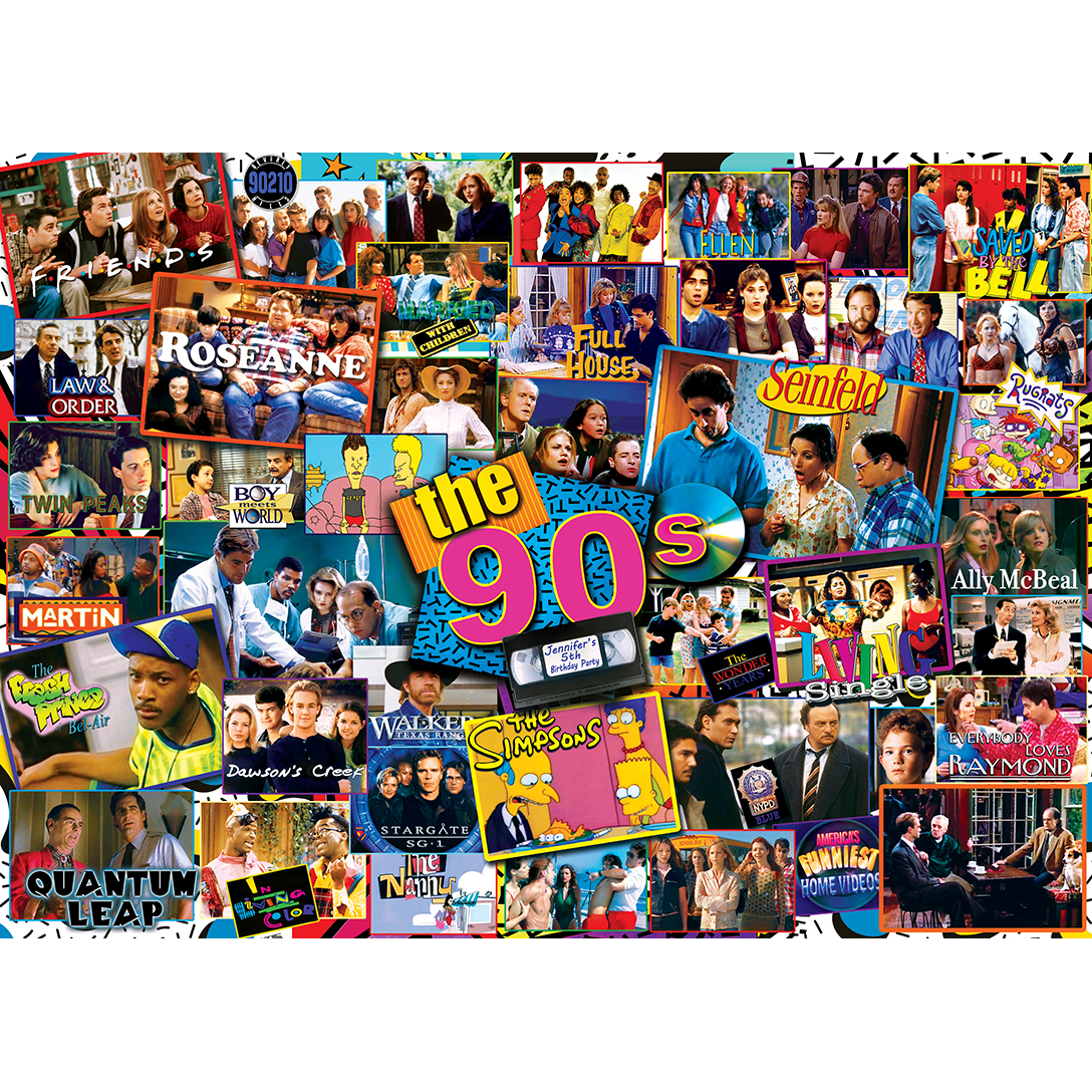 TV TIME - 90S SHOWS 1000 PIECE PUZZLE