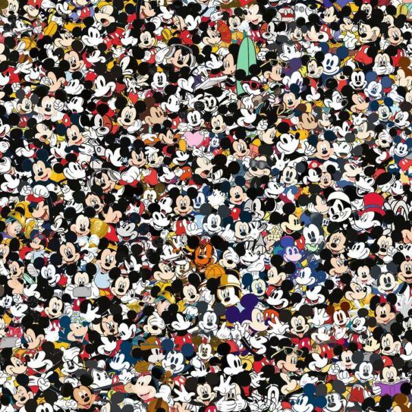 Mickey Mouse Challenge - 1000 Piece Puzzle - Athena Posters