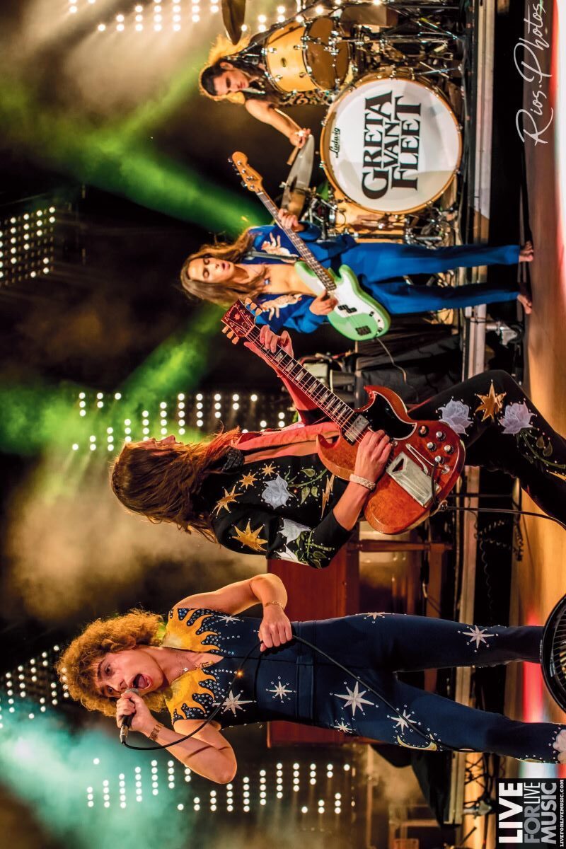 Greta Van Fleet - Band on Stage (Colour) - Athena Posters
