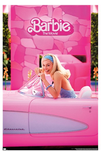 Barbie The Movie - Barbie Car - Athena Posters