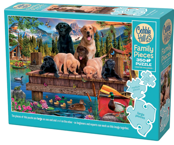 Pups and Ducks (Family) - 350 Piece Puzzle
