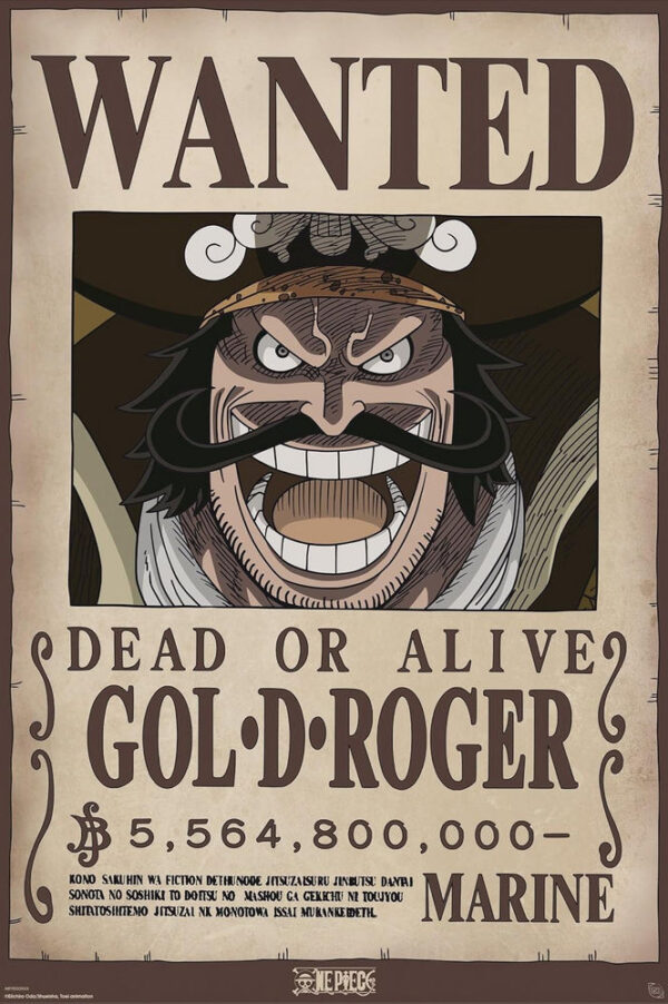 One Piece - Wanted Gold Roger