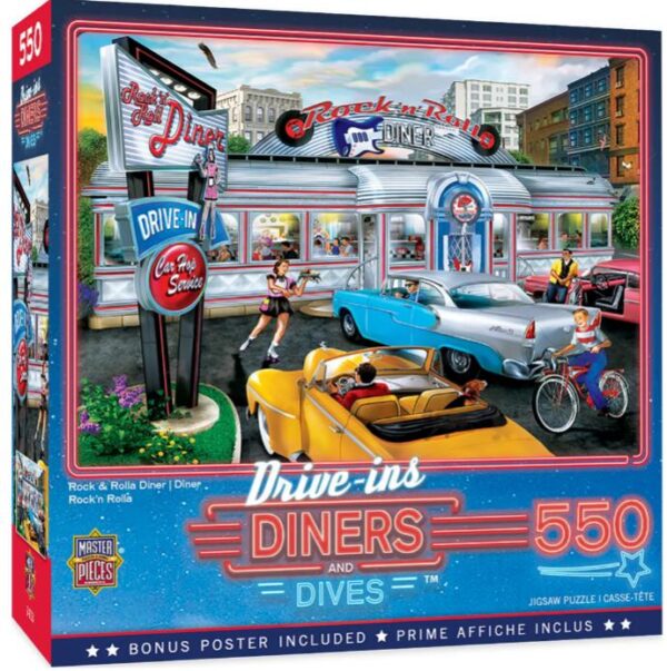 Rock & Rolla Diner - 550 Piece Puzzle