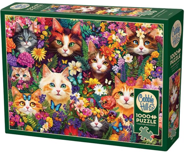 Blooming Whiskers - 1000 Piece Puzzle