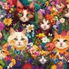 Blooming Whiskers - 1000 Piece Puzzle - Image 3