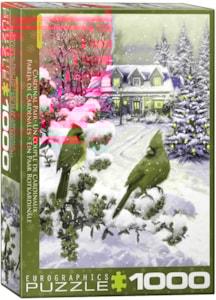 Cardinal Pair - 1000 Piece Puzzle