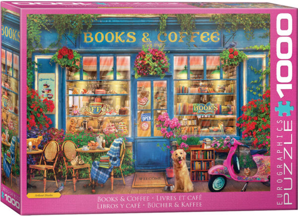 Books & Coffee - 1000 Piece Puzzle