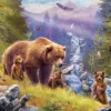 Grizzly Cubs - 1000 Piece Puzzle - Image 2