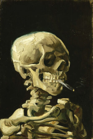 Vincent Van Gogh - Skeleton with Cigarette