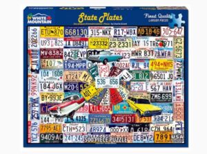 State Plates - 500 Piece Puzzle