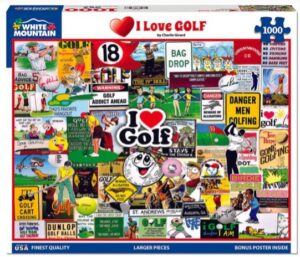 I Love Golf - 1000 Piece Puzzle