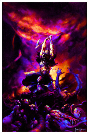 Death Dealer 2 Frank Frazetta - Blacklight
