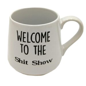 Welcome To The Shit Show - Fat Bottom Ceramic Mug (White)
