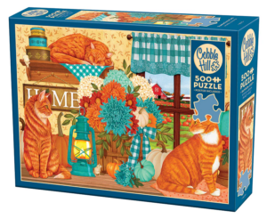 Pumpkin Patch Cats - 500 Piece Puzzle