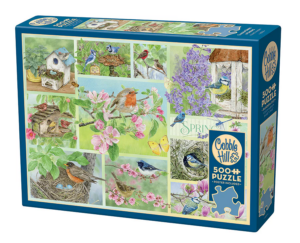 Garden Birds in Spring - 500 Piece Puzzle