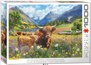 Highland Cows - 1000 Piece Puzzle