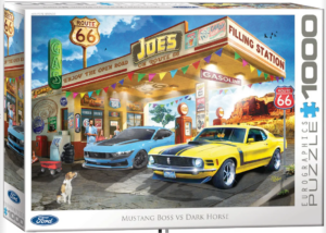 Mustang Boss vs Dark Horse - 1000 Piece Puzzle
