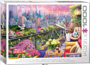 NY Rooftop Garden - 1000 Piece Puzzle