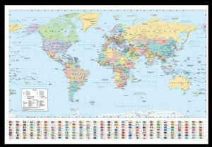 World Map - Flags