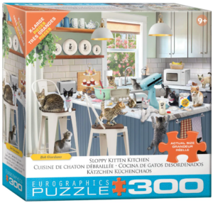 Sloppy Kitten Kitchen - 300 Piece Puzzle