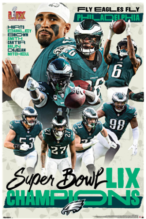 NFL Philadelphia Eagles - Super Bowl LIX Champions