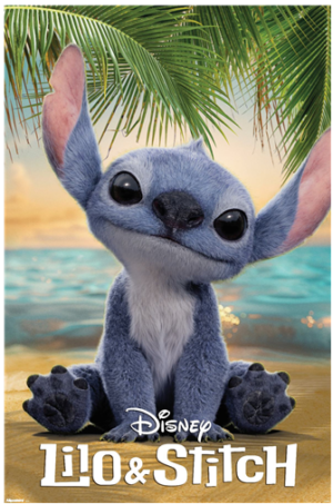 Disney Lilo & Stitch (2025) - Beach Pose One Sheet