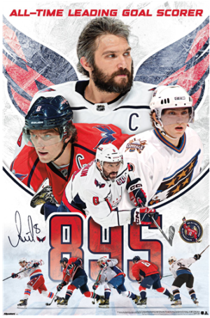 NHL Washington Capitals - Alex Ovechkin All-Time Leading Goal Scorer