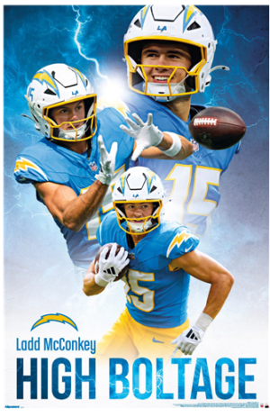 NFL Los Angeles Chargers - Ladd McConkey 25