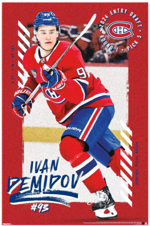 NHL Montreal Canadiens - Ivan Demidov 25