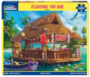 Floating Tiki Bar -1000 Piece Puzzle
