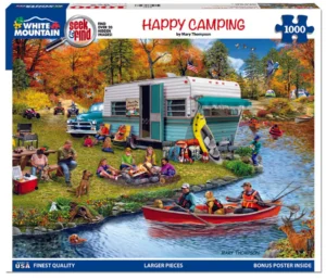 Happy Camping Hide and Seek - 1000 Piece Puzzle